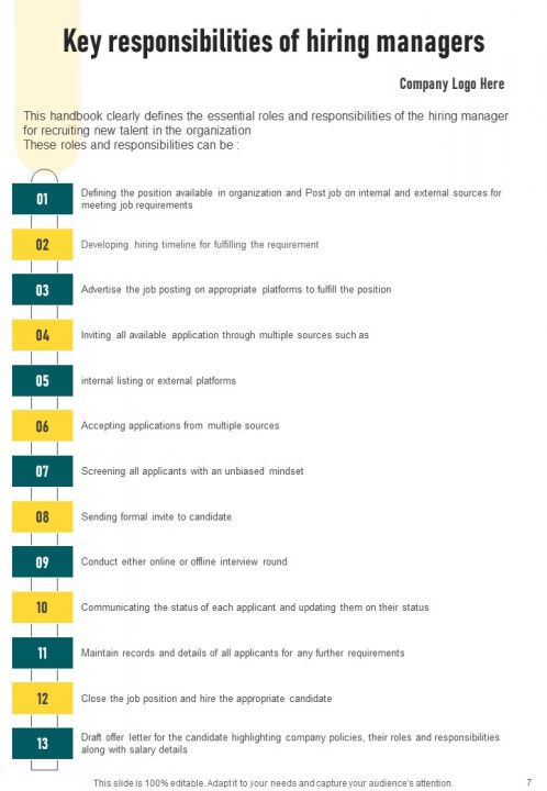 Talent Acquisition And Hiring Handbook