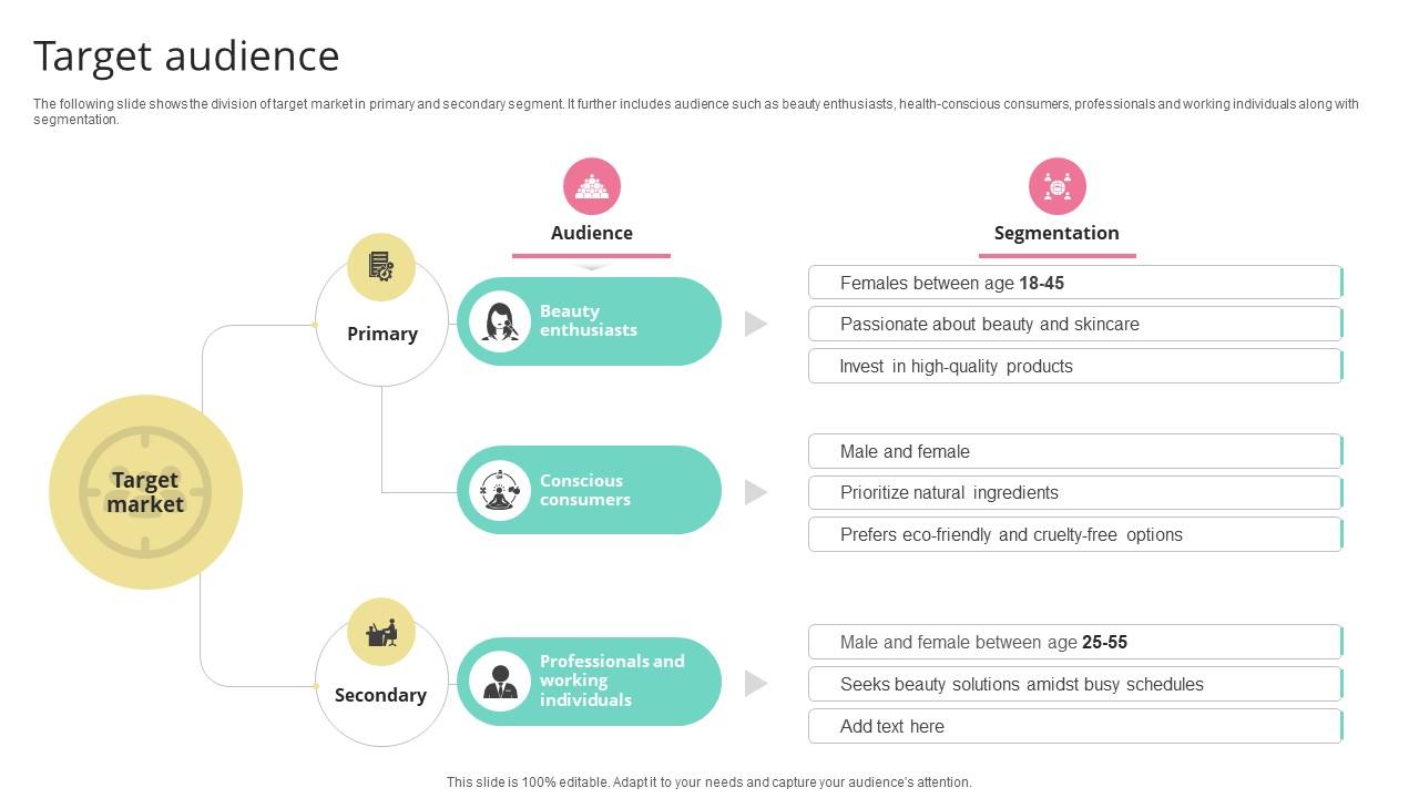 Target Audience Skincare Startup GTM Strategy GTM SS V