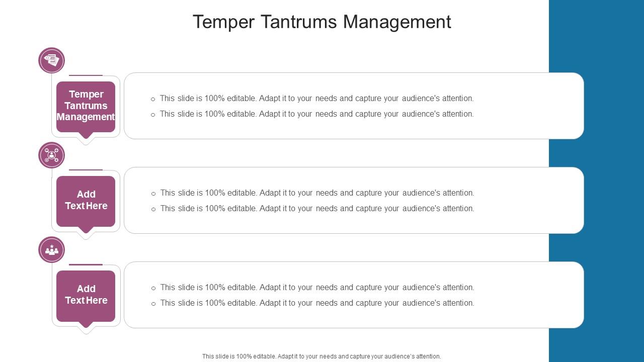 Temper Tantrums Management In Powerpoint And Google Slides Cpb