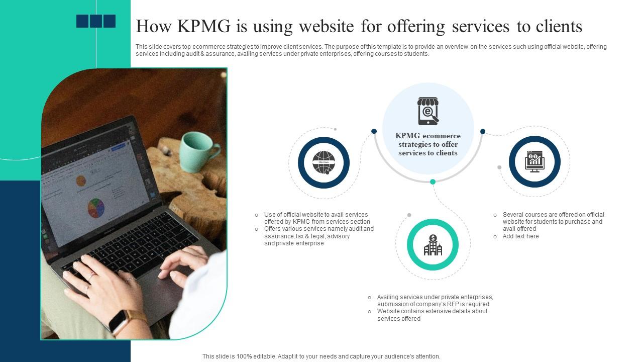 The Ultimate Guide To KPMG How KPMG Is Using Website For Offering Services Strategy SS V
