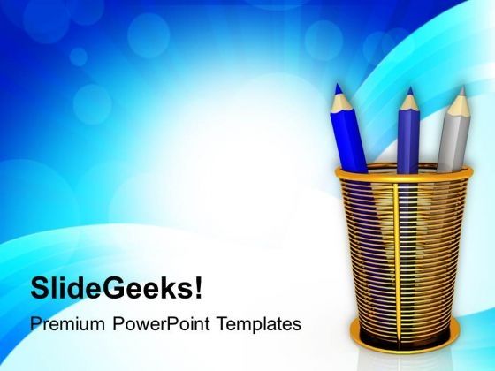 three_pencils_in_a_golden_stand_powerpoint_templates_ppt_backgrounds_for_slides_0413_title.jpg