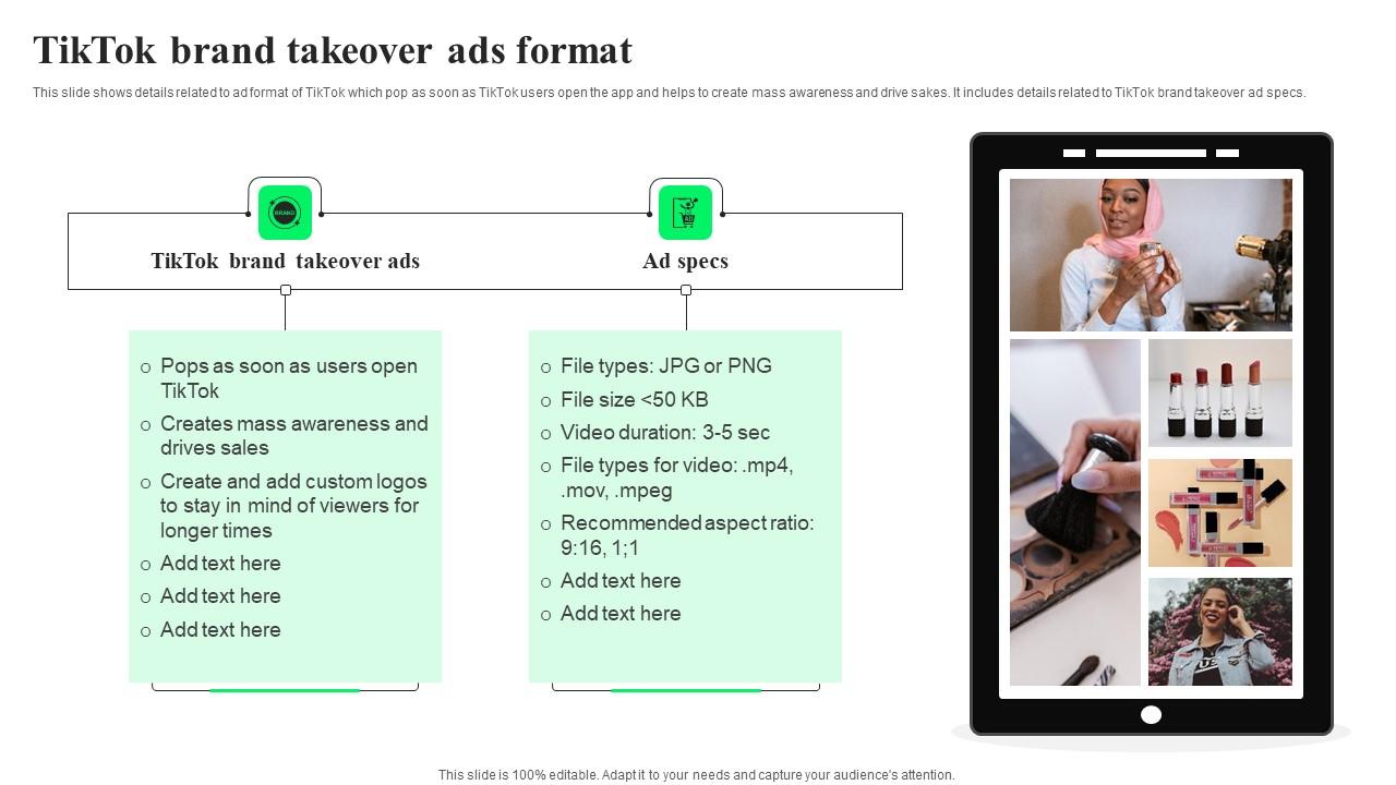 TikTok Brand Takeover Ads Format TikTok Advertising Strategies To Provide Effective Formats Pdf