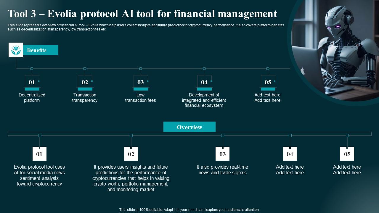 Tool 3 Evolia Protocol AI Tool For Financial Applications And Impact Elements Pdf