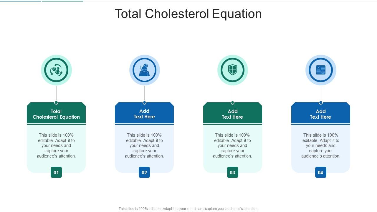 Total Cholesterol Equation In Powerpoint And Google Slides Cpb