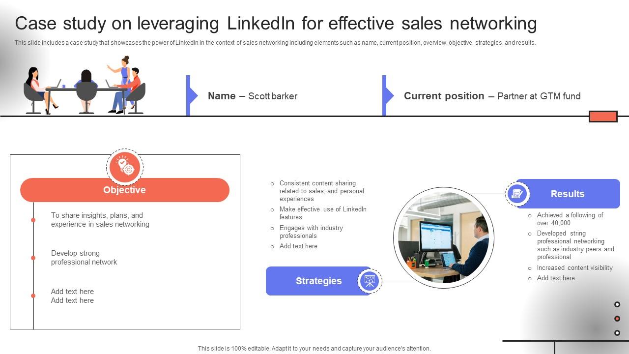 Trade Event Tactics To Boost Sales Case Study On Leveraging Linkedin For Effective SA SS V