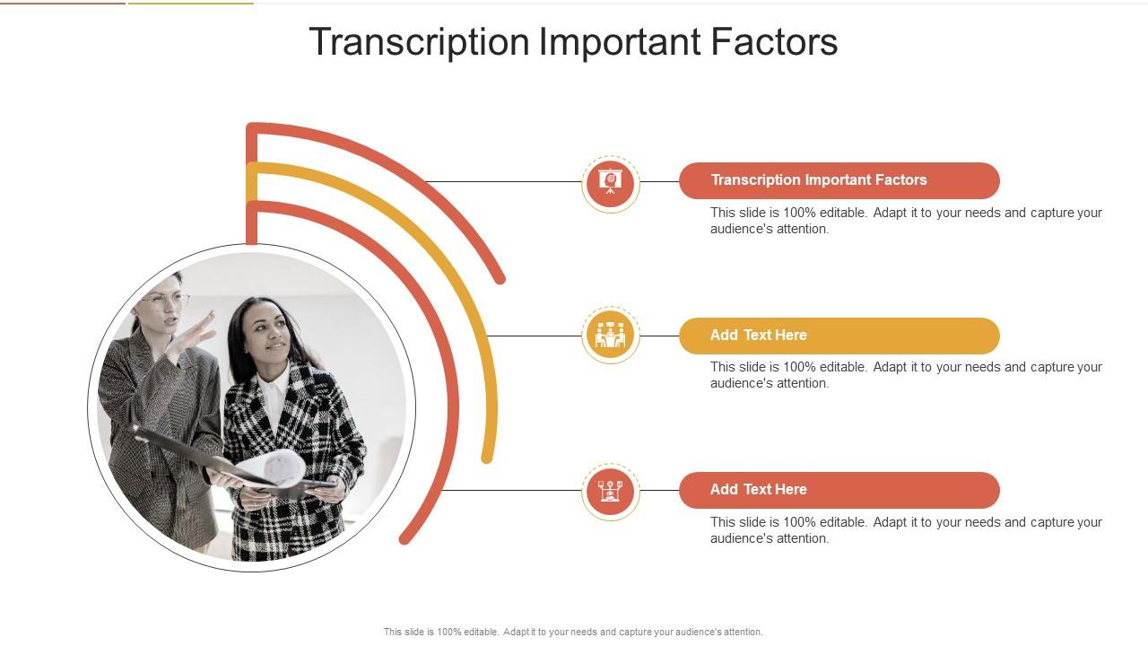 Transcription Important Factors In Powerpoint And Google Slides Cpb