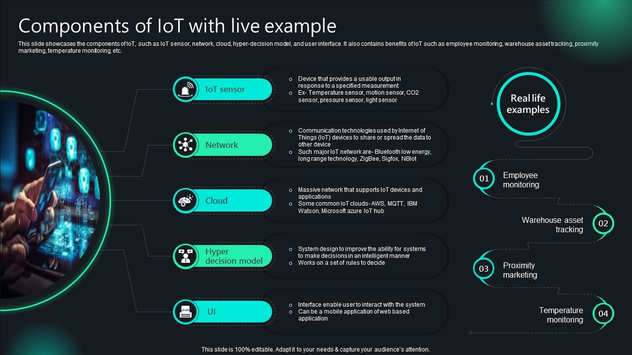Unlocking Potential IoTs Application Components Of IoT With Live Example IoT SS V