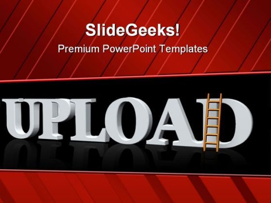 upload_with_a_ladder_success_powerpoint_templates_and_powerpoint_backgrounds_0411_title.jpg