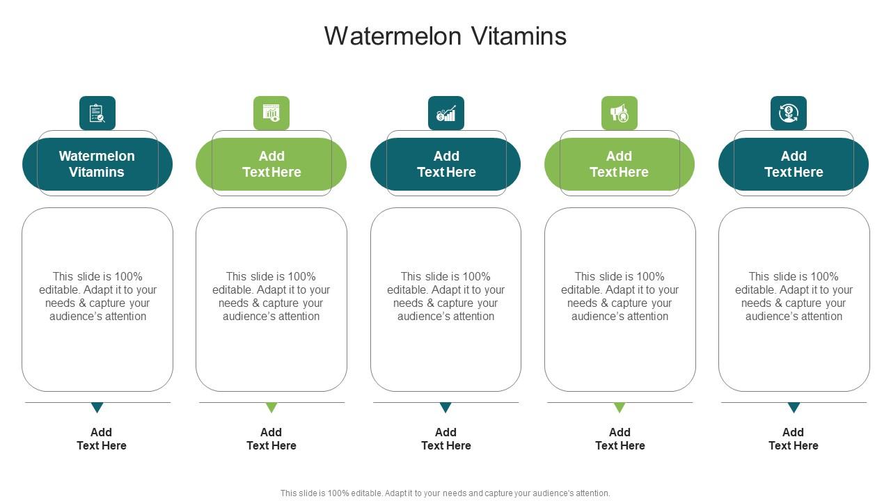Watermelon Vitamins In Powerpoint And Google Slides Cpb
