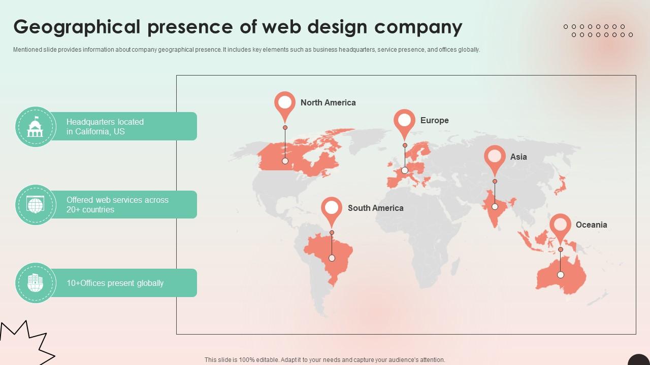 Web Consulting Business Geographical Presence Of Web Design Company