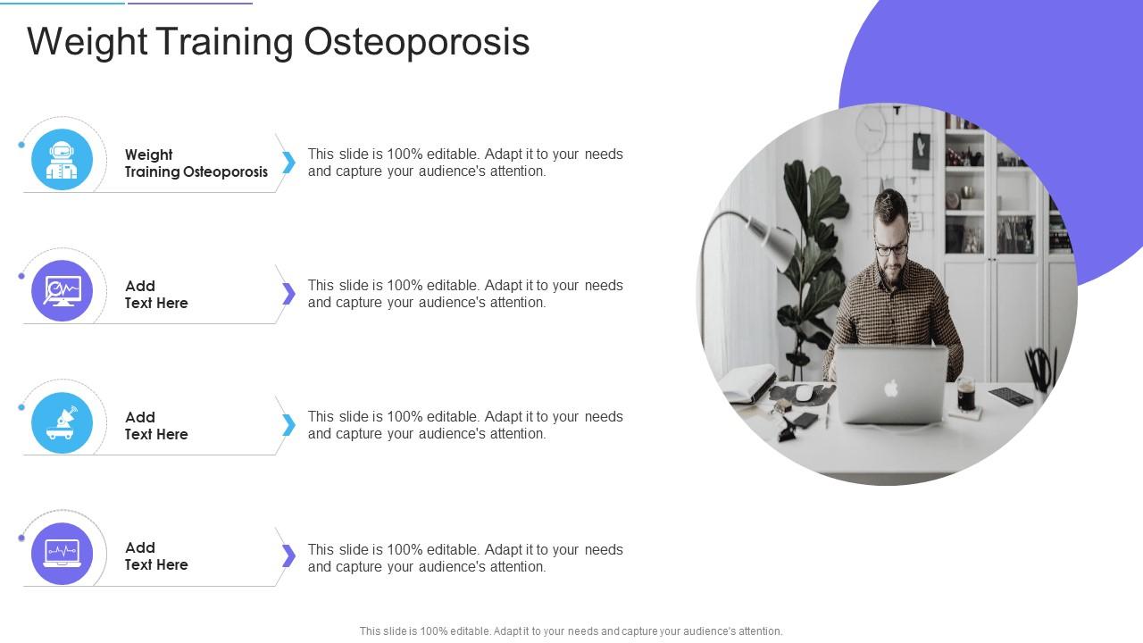 Weight Training Osteoporosis In Powerpoint And Google Slides Cpb