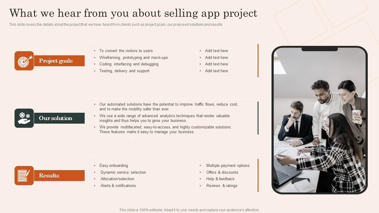 What We Hear You About Selling Mobile App Development And Advertising Service Topics Pdf