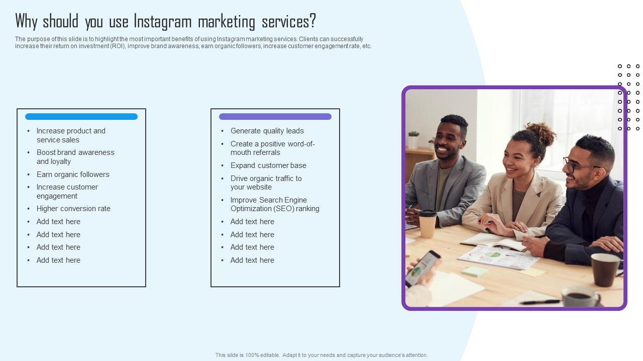 Why Should You Use Instagram Marketing Digital Platform Advertising Proposal Summary Pdf