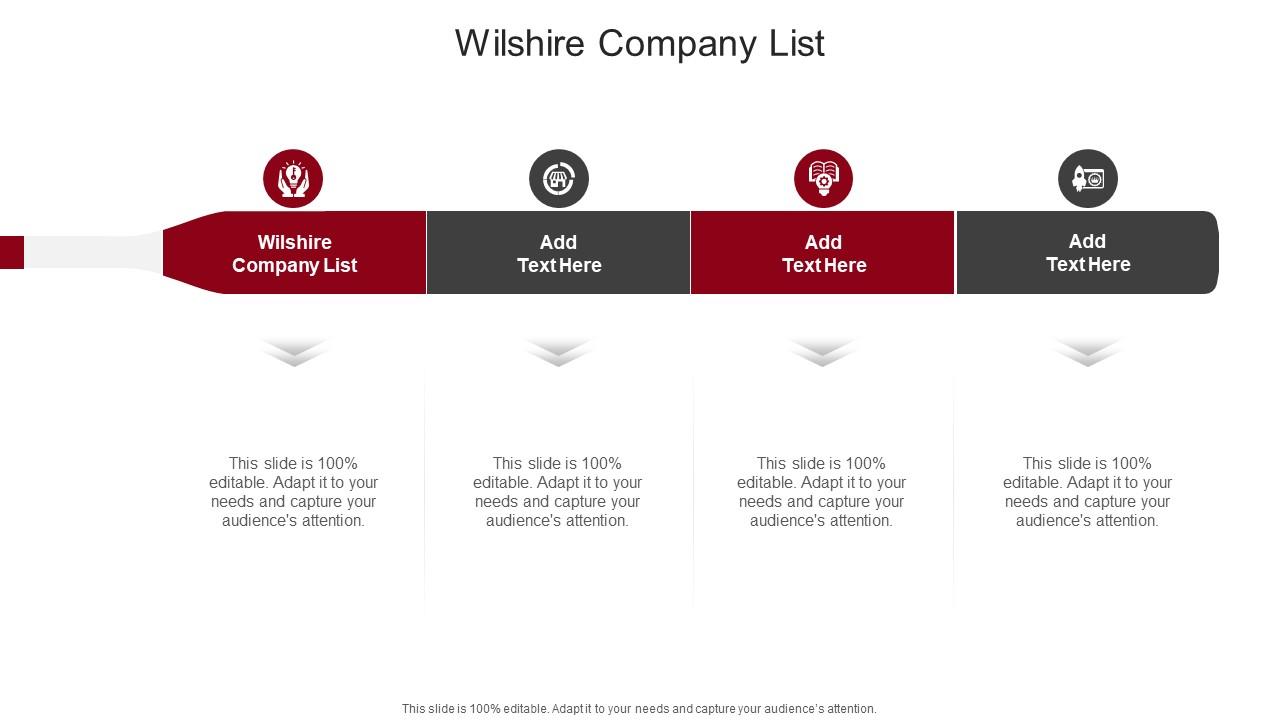 Wilshire Company List In Powerpoint And Google Slides Cpb