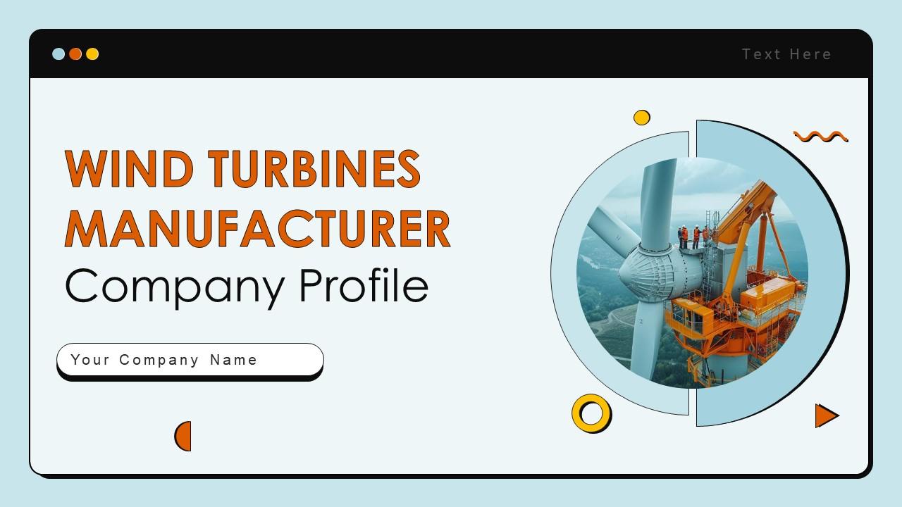 Wind Turbines Manufacturer Company Profile CP CD V