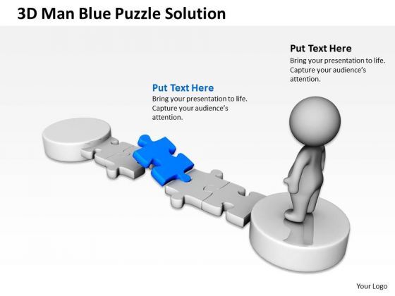 work_flow_business_process_diagram_3d_man_blue_puzzle_solution_powerpoint_slides_1.jpg