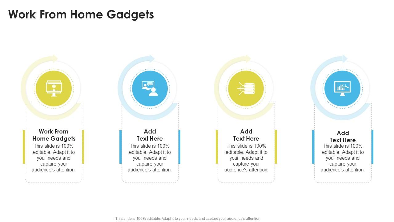 Work From Home Gadgets In Powerpoint And Google Slides Cpb