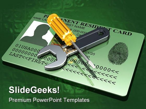 working_on_a_green_card_industrial_powerpoint_templates_and_powerpoint_backgrounds_0211_title.jpg