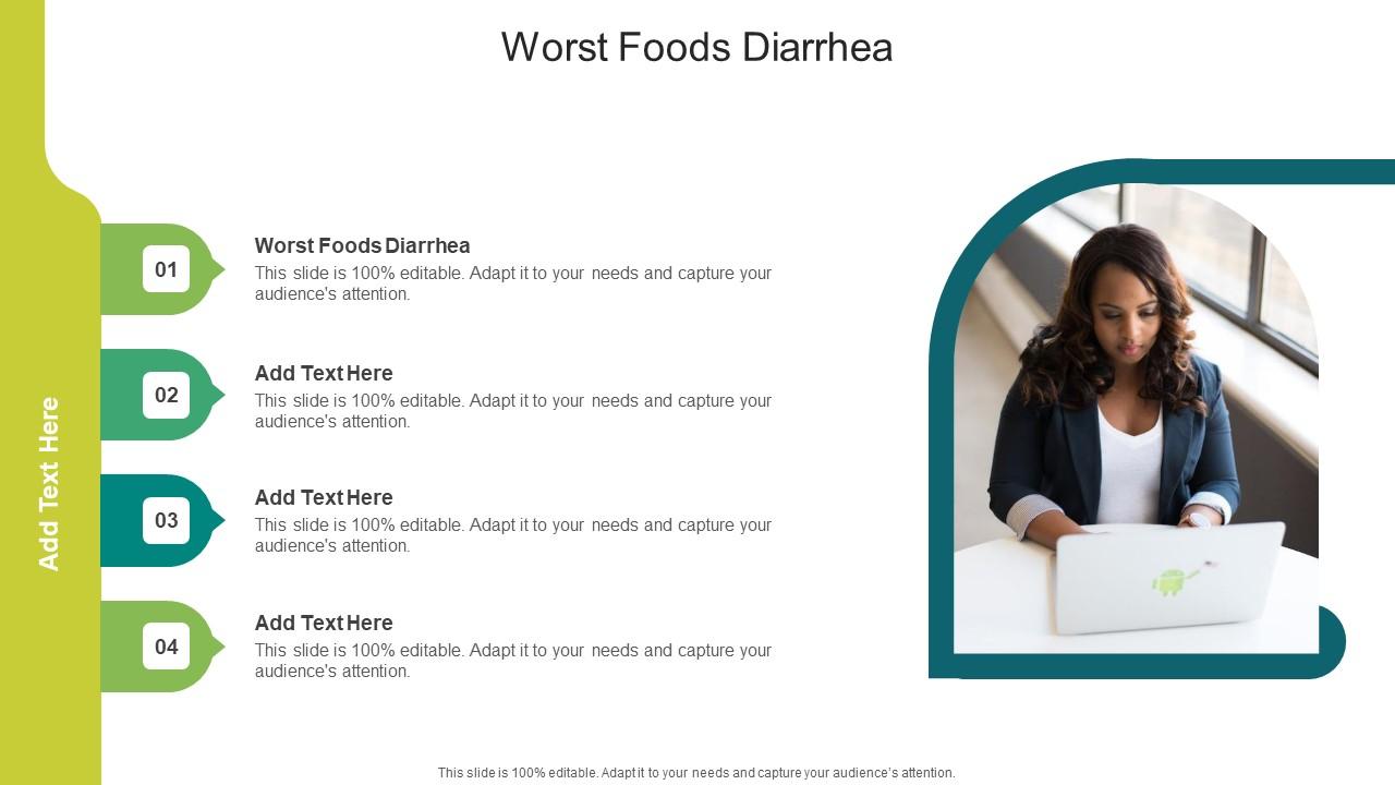 Worst Foods Diarrhea In Powerpoint And Google Slides Cpb