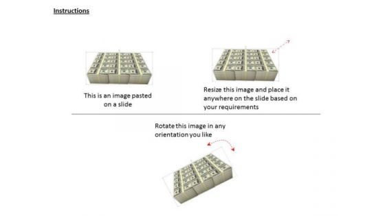 0814 Bundles Of Dollars To Show Currency Graphic Image Graphics For PowerPoint