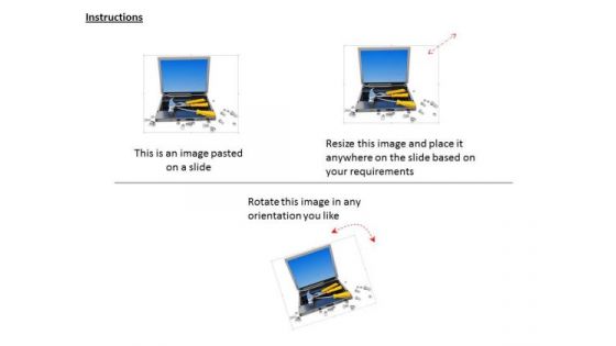 0814 Computer Technical Services PowerPoint Template Image Graphics For PowerPoint
