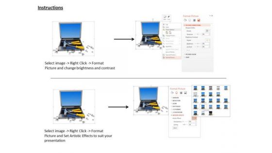 0814 Computer Technical Services PowerPoint Template Image Graphics For PowerPoint