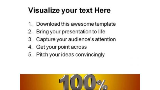 100 Percent Business PowerPoint Backgrounds And Templates 1210
