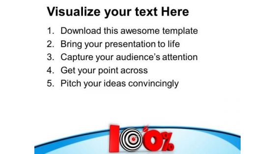 100 Percent Discount In Marketing Concept PowerPoint Templates Ppt Backgrounds For Slides 0413