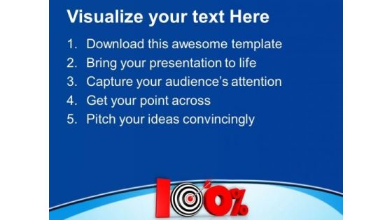 100 Percent Discount In Marketing Concept PowerPoint Templates Ppt Backgrounds For Slides 0413