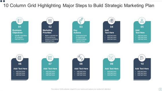 10 Column Grid Ppt PowerPoint Presentation Complete With Slides
