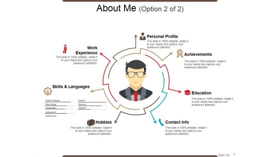 10 Minutes Presentation About Myself Ppt PowerPoint Presentation Complete Deck With Slides