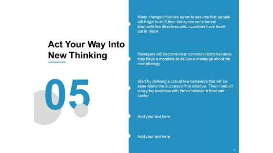 10 Principles In Leading Change Management Ppt PowerPoint Presentation Complete Deck With Slides