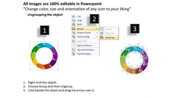 10 Points Cycle Diagram PowerPoint Slides Editable Ppt Templates