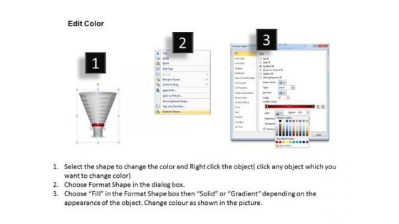 10 Stage Sales And Marketing Funnel Editable PowerPoint Graphics Slide