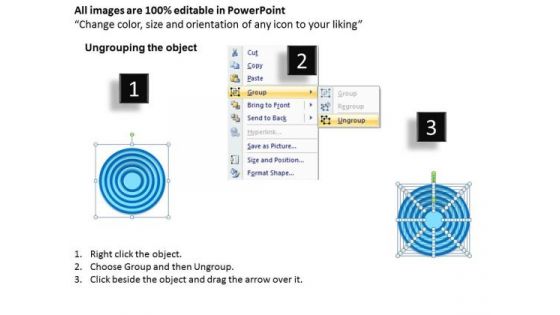 10 Staged Circular Business Diagram