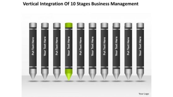 10 Stages Business Management Ppt Plan For Dummies PowerPoint Slides