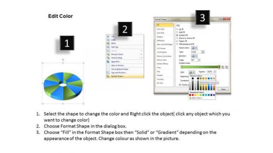 10 Stages Chart Implementation Of Donut Diagram Ppt Need Business Plan PowerPoint Templates