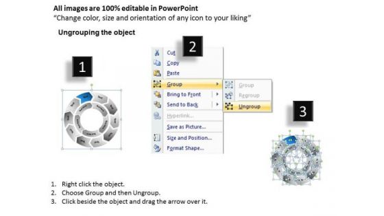 10 Stages Circular Process Flow Diagram Ppt Business Plan For PowerPoint Templates