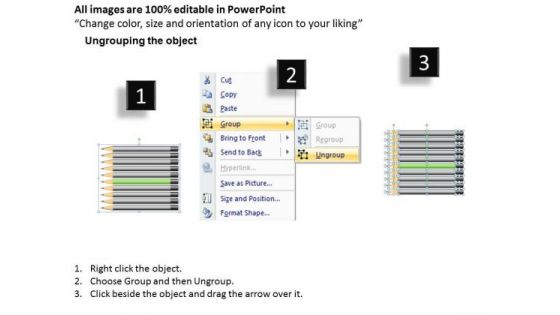 10 Stages Horizontal Business Planning Ppt PowerPoint Template