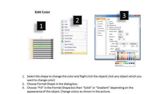 10 Stages Horizontal Business Planning Ppt Small Example PowerPoint Templates