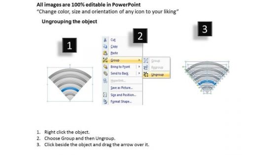10 Stages Semicircle Stacked Process Business Plans For Dummies PowerPoint Slides
