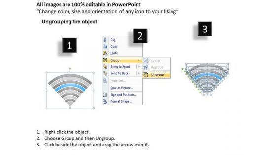10 Stages Semicircle Stacked Process Ppt Business Plan PowerPoint Slide