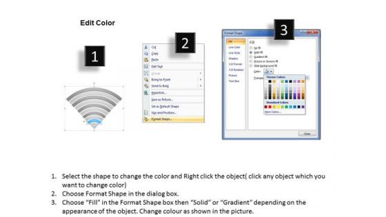 10 Stages Semicircle Stacked Process Ppt Business Plan Templates PowerPoint