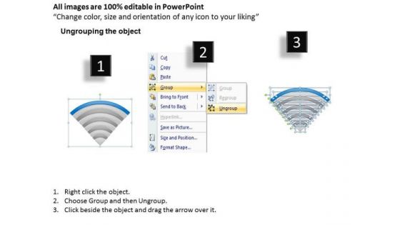 10 Stages Semicircle Stacked Process Ppt Business Planning PowerPoint Templates