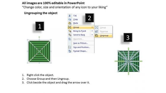 10 Stages Square Concentric Diagram