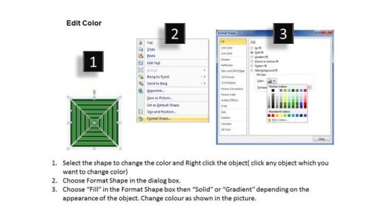 10 Stages Square Concentric Diagram