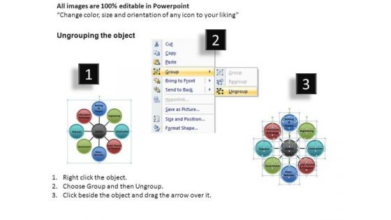 10 Stages Wheel And Spokes Diagram For PowerPoint Slides