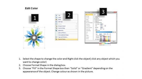 11 Components Diverging Arrow Process Diagram Ppt Circular Layout Network PowerPoint Templates