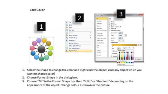 11 Diverging Arrows Multilple Concepts Diagram Ppt Cycle Flow Network PowerPoint Templates