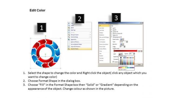 11 Stages Cycle Process Diagram PowerPoint Slides